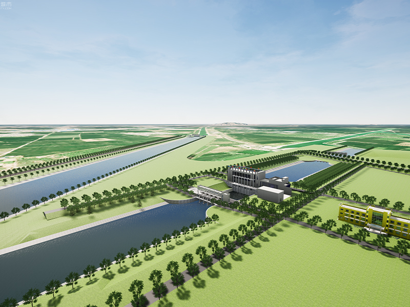 數(shù)字孿生南水北調(diào)鄧樓泵站建設(shè)2-圍繞鄧樓泵站“調(diào)度”與“運(yùn)行維護(hù)”兩個(gè)核心業(yè)務(wù)，搭建智能應(yīng)用平臺(tái)