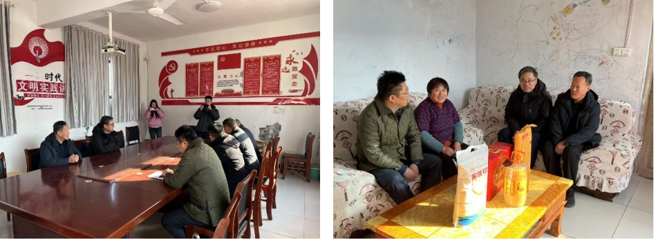 公司總經(jīng)理李貴清到第一書記幫包村調(diào)研指導(dǎo)并走訪慰問(wèn)老黨員、困難戶