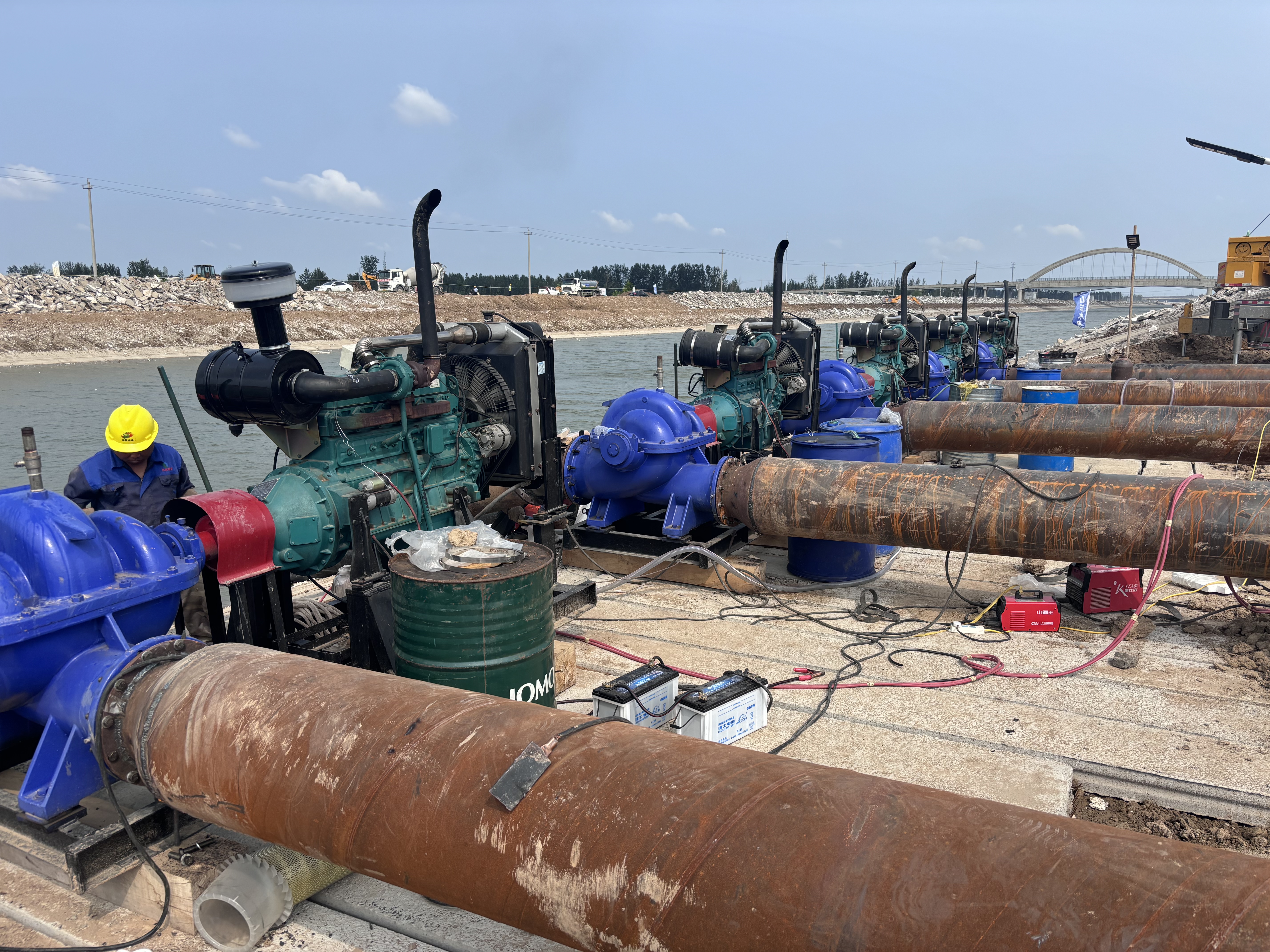 聚焦一線｜施工概預(yù)算院：南排工程集中排水方案助力項(xiàng)目順利實(shí)施